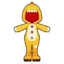 Amber Dinosaur Onesie icon