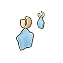 Aqua Star Earrings icon
