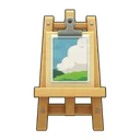Art Studio Landscape Easel icon