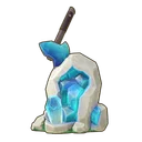 Azure Mattock in the Stone icon