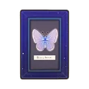 Azure Metallic Hedge Blue Wall Art icon