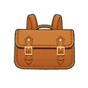 Brown Backpack icon