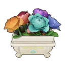Colorful Mooncycle Rose Box icon