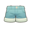Cuffed Denim Shorts icon