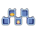 Fluffy Clouds Cube Shelf icon