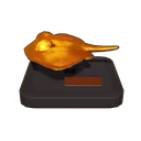 Golden Longtail Butterfly Ray Statue icon