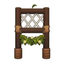 Green Gardenia Lattice Fence icon
