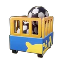 Green Pitch Soccer Ball Cart icon