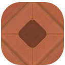 Lattice Red Brick Path icon
