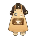 Mocha Pinafore Dress icon