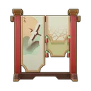 Moonlit Crane Scroll Stand icon