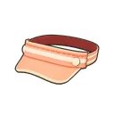 Pink & White Visor icon