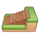 Retro Block Stone Steps icon