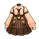 Rose Latte Preppy Dress icon