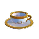 Shimmering Porcelain Tea Cup icon