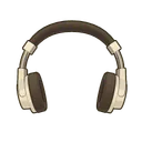 Silver Headphones icon