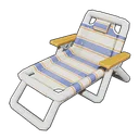 Striped Beach Lounger icon