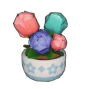 Tricolor Potted Mooncycle Rose icon