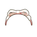 White Bow Headband icon