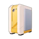 Yellow & White PC Tower icon